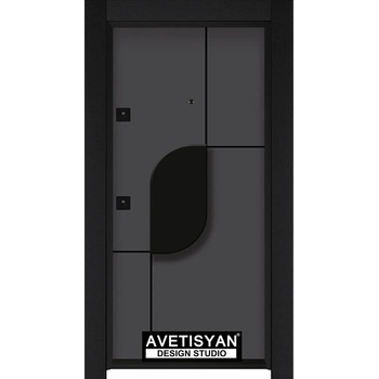 Image 1 of Haska Входна врата Lux Стар 47 - Антрацит (цена без монтаж)