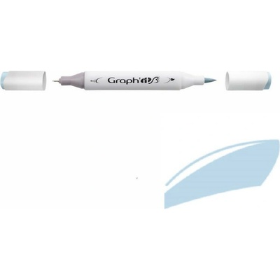 Lihová fixa GRAPH'IT oboustranná Brush & Fine, Fresh Water
