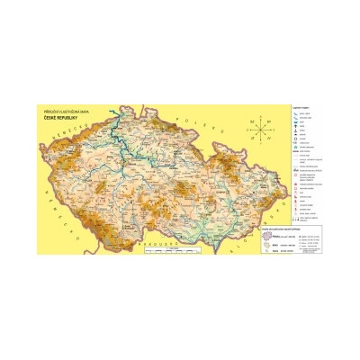 Náhradní mapa k učebnici Vlastivěda 4 - Poznáváme naši vlast (4-41)