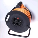 PremiumCord predlžovací kabel 230V 50m na bubnu 4 zásuvky 1,5mm2 ppb-01-50