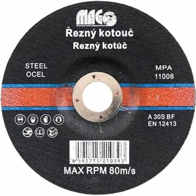 Magg Řezný kotouč 115 x 1,0 x 22,2 mm RK11510