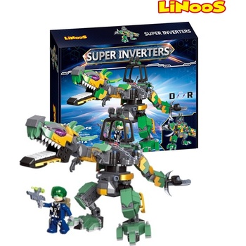 LiNooS robot/dinosaurus s postavičkou 365 ks