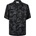 OFF WHITE Риза с къс ръкав OFF WHITE Men's Fresco Bowl Short Sleeve Patterned Shirt - Black