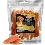 Uniq Pets Rawhide Soft Chicken Breast on Rawhide Sticks - дъвчащи лакомства за кучета с пилешко, 500 г