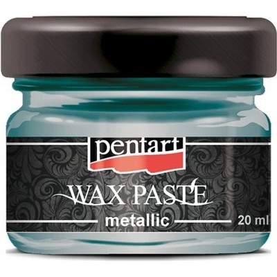 Pentart Vosková pasta metalická 20 ml želví zelená