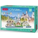 CubicFun 3D puzzle CityLine panorama Bavorsko 178 ks