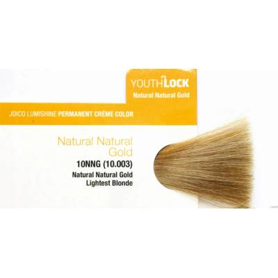 Joico Lumishine YouthLock Permanent Creme Color 10NNG Natural Gold Lightest Blonde 74 ml