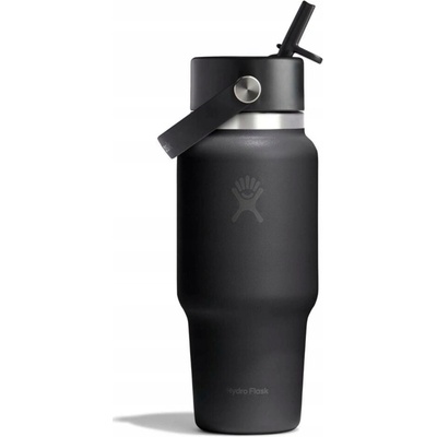 Hydro Flask termoska 24 Oz Wide Flex Straw 710 ml černý