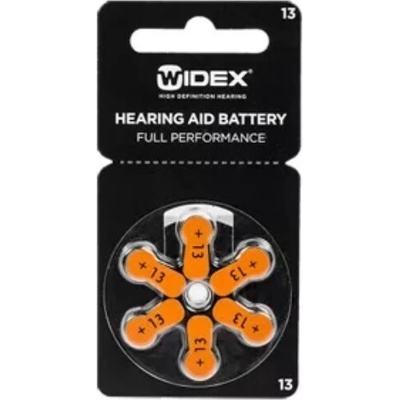 WIDEX 13/PR48 baterie do naslouchadel blistr 6ks