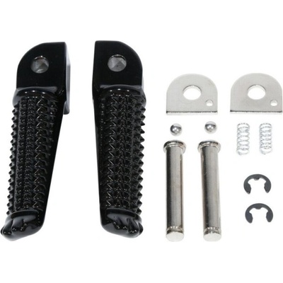 BIKETEC PARTS sada stupaček pasažéra kompletní s upevněním YAMAHA YZF R1 98-99, FZS 600 FAZER/YZF 600R 97-03, TRX 850 96-00, TDR 125 96-00, XJR 400 93-08 barva stříbrná