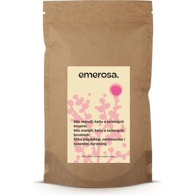 Emerosa Mix mandlí kešu a sušených brusníc 250 g