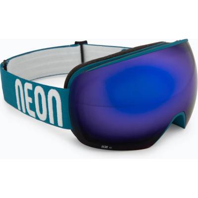 Neon Скиорска маска Neon Beam petroleum/mirror blue