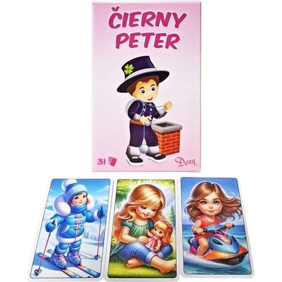 Karty Čierny Peter Kominár s obrázkami pre dievčatá