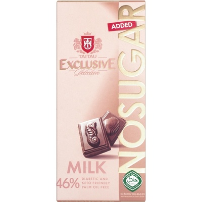 Taitau Exclusive Selection Mléčná čokoláda BEZ CUKRU 46% 100 g