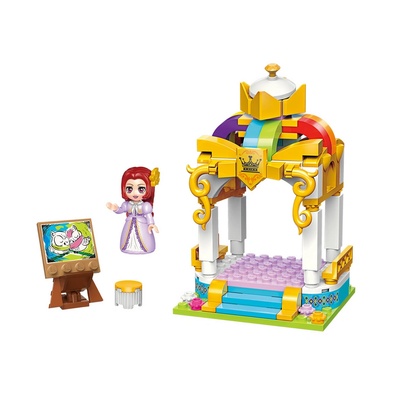 Qman Конструктор, Qman, Цветен павилион, 113 части (Q32011-4)