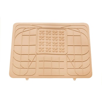 Image 1 of Rezaw-Plast Гумена стелка Универсална за задният ред седалки по средата - бежова (203501b)