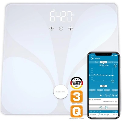 Medisana Кантар - анализатор Medisana BS 412 connect, Германия, с Bluetooth® (99658)