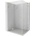 Mexen Lunar L лява душ кабина 80 x 90 см, прозрачна, златиста четка - 834L-080-090-55-00-L (834L-080-090-55-00-L)