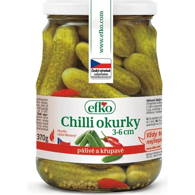 Efko Chilli okurky 720ml