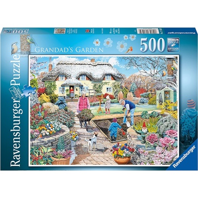 Ravensburger Пъзел Ravensburger от 500 части - Дядовата градина (17143)