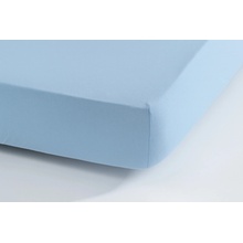 Slee Home jersey napínací prostěradlo modré 90x200