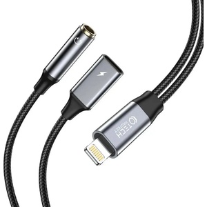 Tech-Protect Кабел Tech-Protect UltraBoost, Lightning (мъжки) / 3.5mm mini jack (же (9319456607376)