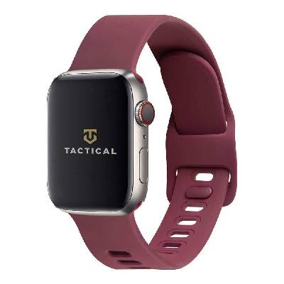 793 Silicone Sport Band with Buckle - силиконова каишка за Apple Watch 38мм, 40мм, 41мм (червен)