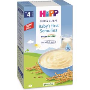 HiPP Пребиотик инстантна млечна каша "Първа каша на бебето" 250 гр. - 4+ месеца