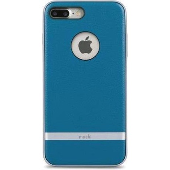 Moshi Napa Case - кожен кейс за iPhone 8 Plus, iPhone 7 Plus (син)