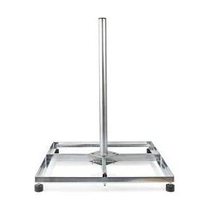 Nedis - Satellite Stand Balcony - 4 x 30 x 30 cm - Galvanized Steel - Silver - 5412810298051