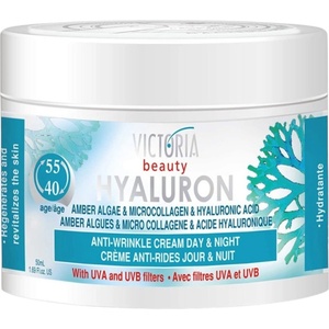 Victoria Beauty Hyaluron Amber Algae Анти-ейдж крем с микроколаген и хиалурон, 50 мл