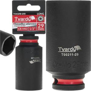 Tvardy Ударна вложка удължена 1/2" 6-стенна 29mm CR-MO 82203 (T00211-29)