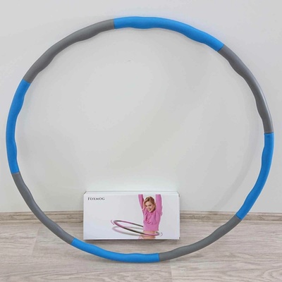 Bydlení M.S. Masážní obruč Hula hop modro-šedá, 75 - 95 cm