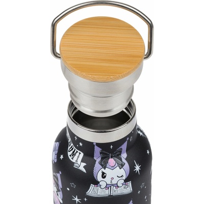 Baagl termoláhev s bambusovým víčkem 500 ml Kuromi Fortune Dream