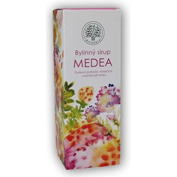 Bilegria MEDEA bylinný sirup pro duševní pohodu s kozlíkem a plicníkem 200 ml