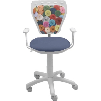 Image 1 of Furnit Детски стол Ministyle White Pearl Buttons