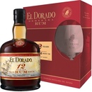 El Dorado Rum 12y 40% 0,7 l (dárčekové balenie 2 poháre)
