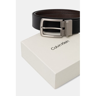 Calvin Klein двустранен колан мъжки от кожа (LV04D7097G)