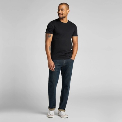 Lee pánské tričko L680CM01 TWIN PACK CREW BLACK