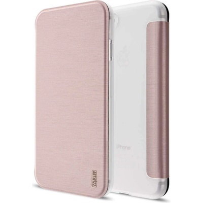 Artwizz SmartJacket case - полиуретанов флип калъф за iPhone 8, iPhone 7 (розово злато)