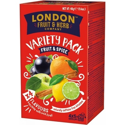 London Fruit & Herb čaj Ovoce a koření 20 sáčků