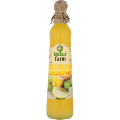 Naturfarm Sirup citrus mix 33% ovocie 0,7 l