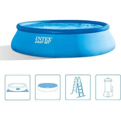 INTEX Easy Set Pool Bazén 457 x 122 cm s kartušovou filtrační pumpou 26168