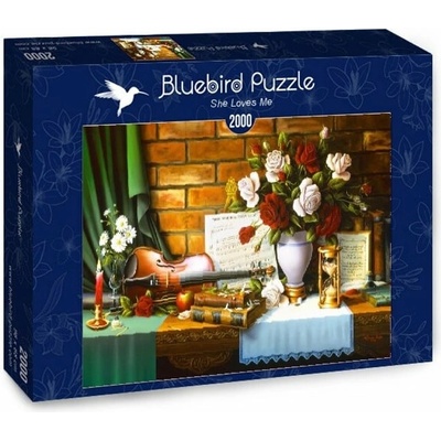 Bluebird Puzzle Пъзел Bluebird Puzzle Тя ме обича, 2000 части
