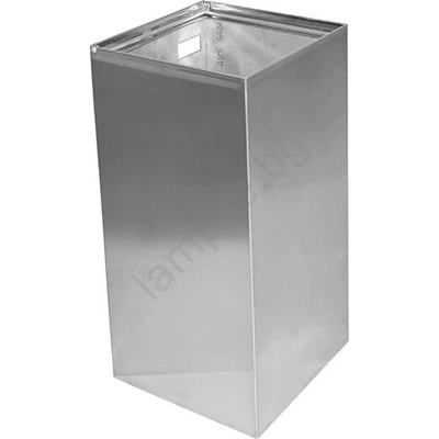 Bemeta Кош за отпадъци 30x60 см, неръждаема стомана/сребрист (BD0375)