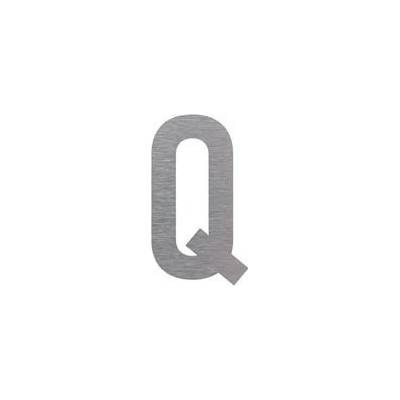 Označení budov - písmeno - Q, hliníková tabulka, výška 150 mm