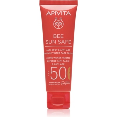 Apivita Bee Sun Safe ochranný tónovací krém na tvár SPF50 50 ml