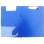 D. Rect A4 PVC board with clip and cover blue D. RECT