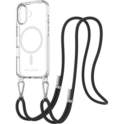 AlzaGuard Luxe Detach Lanyard Case Compatible with MagSafe iPhone 17 černý AGD PCLM476Bv2 – Sleviste.cz