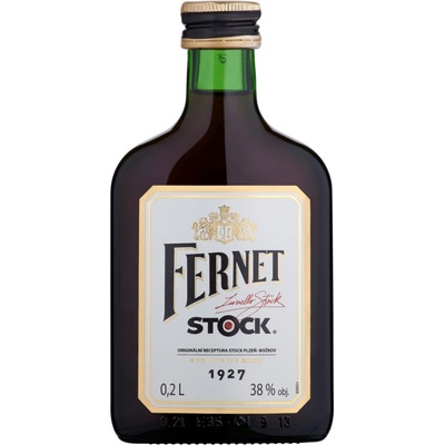 Fernet Stock 38% 0,2 l (holá láhev)